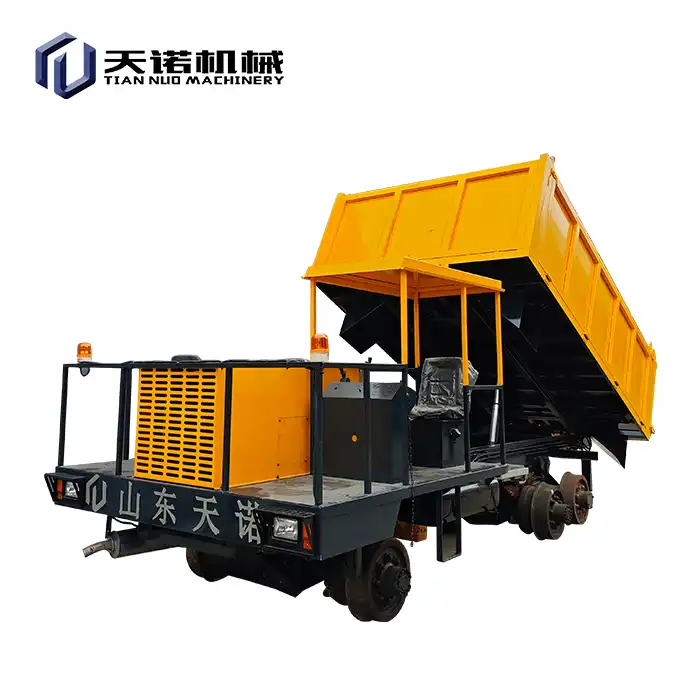 automatic railway ballast unloading car